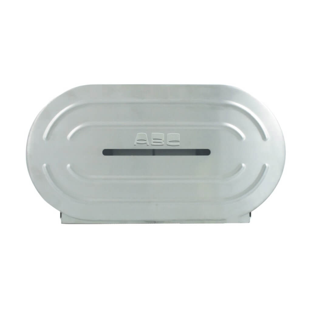 ABC Jumbo Toilet Roll Dispenser (Dual/Twin) - Stainless Steel